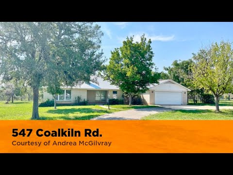 547 Coalkiln Rd., Medina, TX home video tour