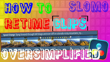 How to change the speed of a clip Davinci Resolve 17