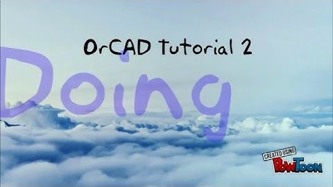 OrCAD 9.2v Tutorial 2 #Tronic_Lankan