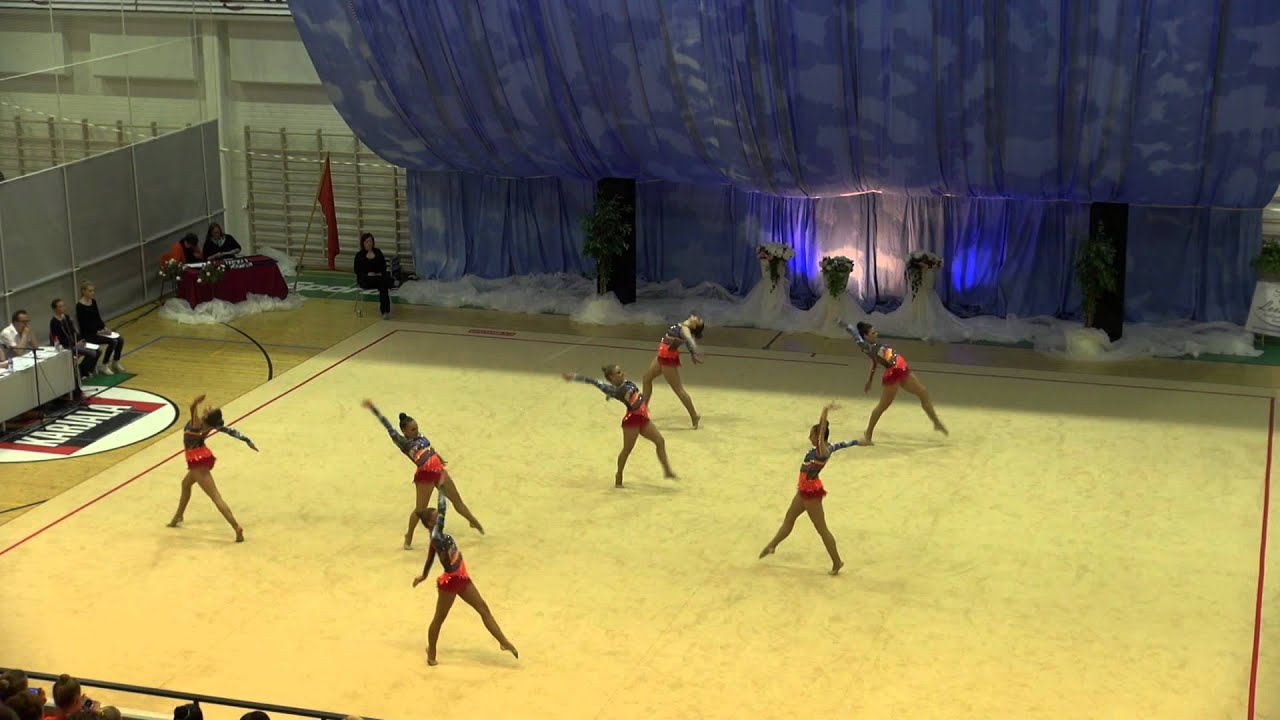 00060 Tapiolan Voimistelijat Team Tapiola SM-sarja yli 16 v E-S Aluekilpailut Kotka 13.4.13