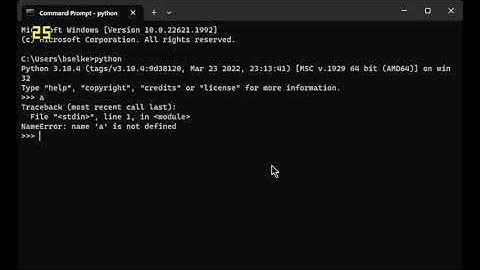 Intro to Python Interpreter: 1/12