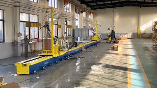 Automating Large-Scale Construction Equipment Welding: 7-Axis Robot on Linear Rail 🏗️