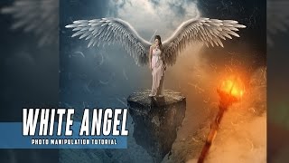 Dramatic Photoshop Manipulation Tutorial - The White Angel 2