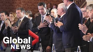 Venezuela crisis: FULL Juan Guaido, Mike Pence statements to Lima Group