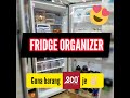 FRIDGE ORGANIZER || ECO SHOP HAUL || VLOG || 🖤 N 🤍 THEME