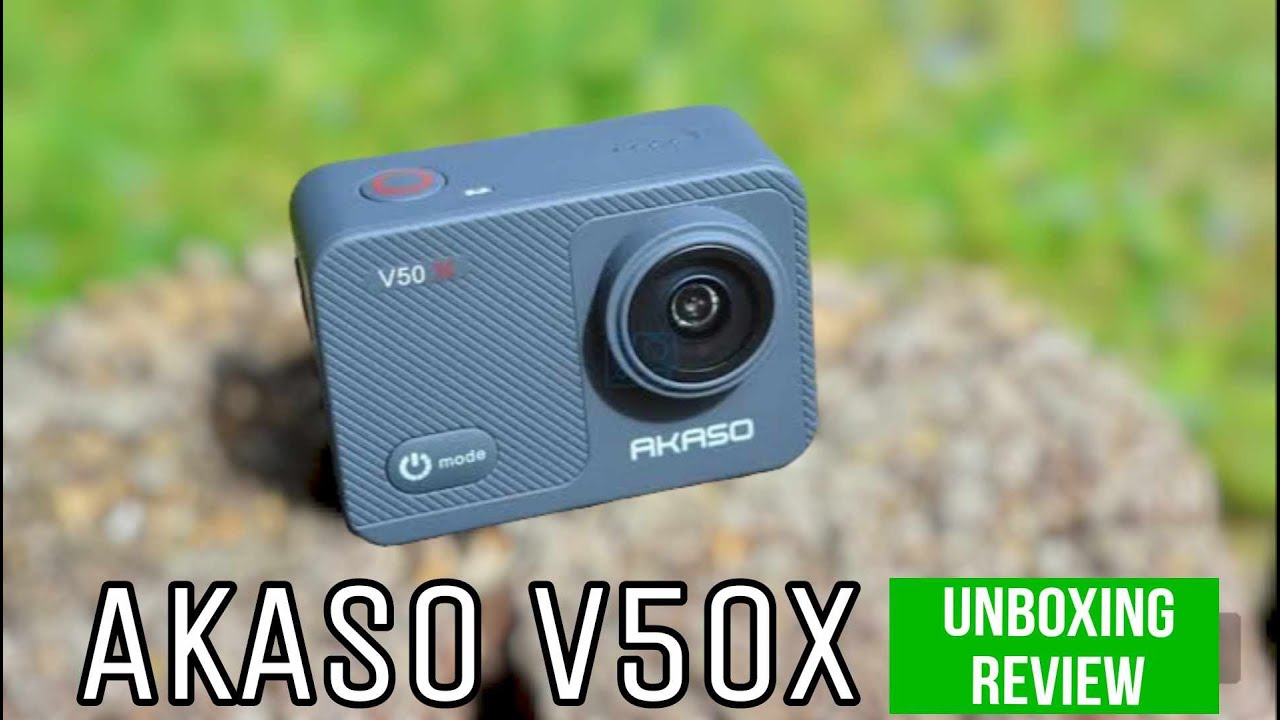 AKASO V50X 4K ACTION CAM - UNBOXING, REVIEW & SAMPLE FOOTAGE #akaso 