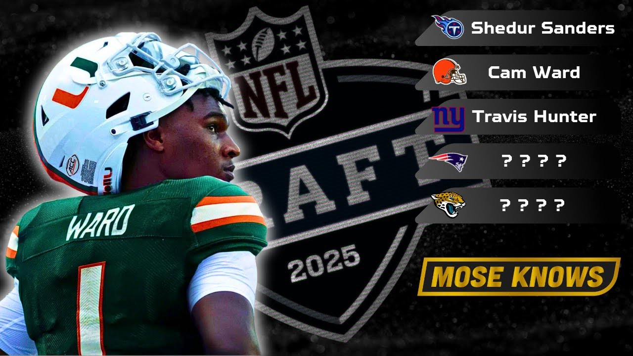 2025 nfl mock draft a shake up at four reshapes the entire round