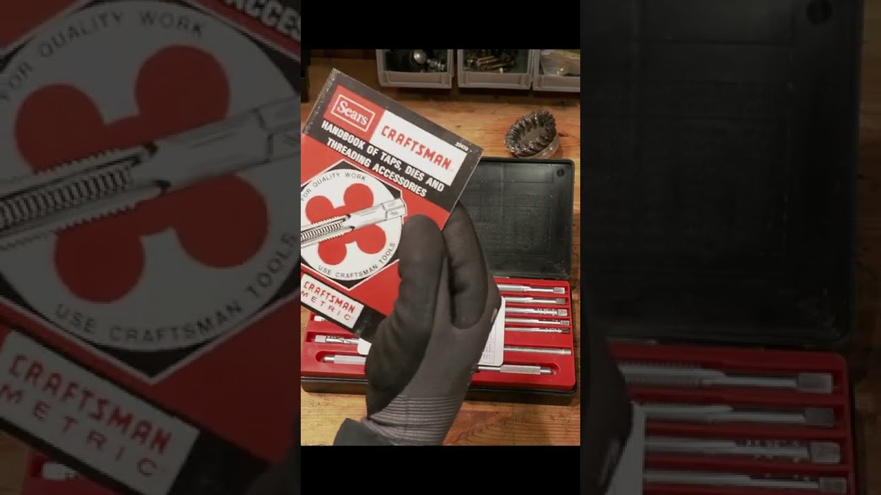 Vintage Craftsman Tap and Die Set shorts YouTube