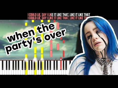 Billie Eilish – When the party’s over - -