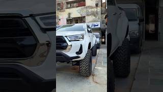 A Toyota Hilux Revo taking off-road capability to another level.