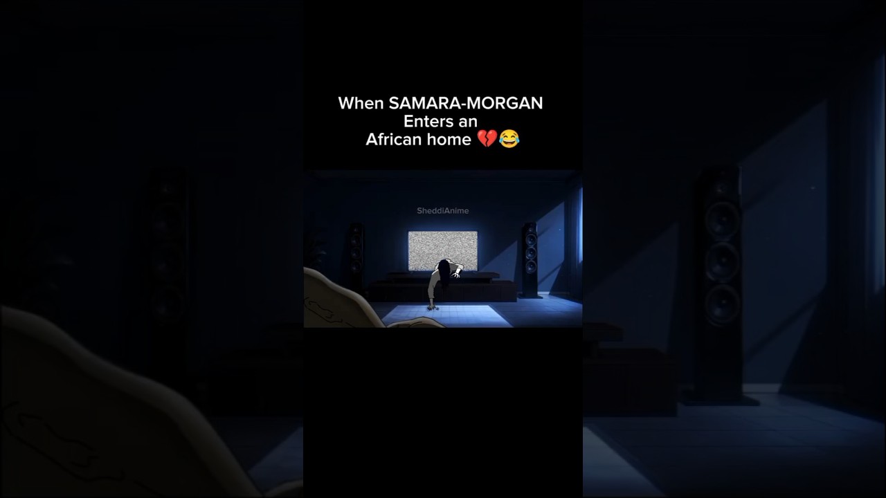 When SAMARA-MORGAN Enters an African home 💔😂 #funnyanimation #Thering #strangerthings #cartoon