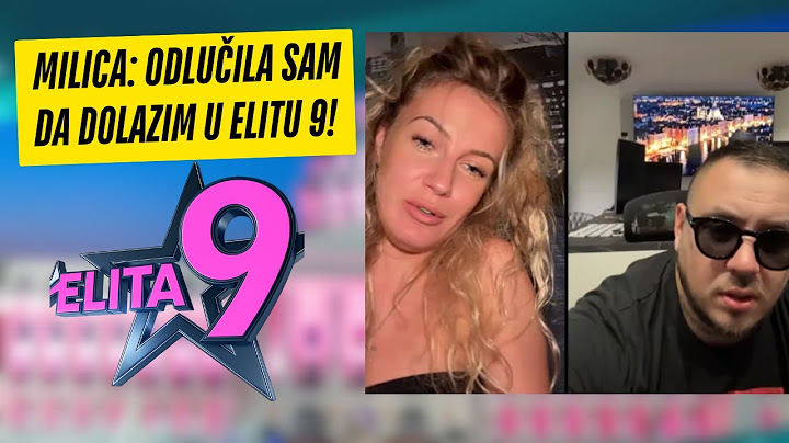 MILICA: ODLUČILA SAM DA DOLAZIM U ELITU 9!