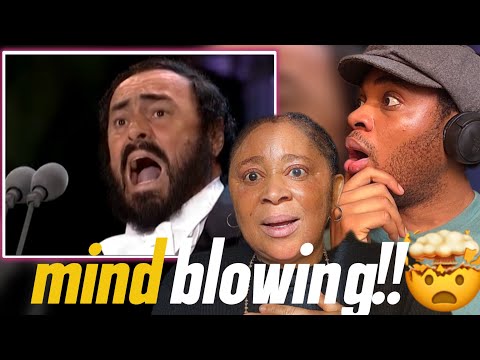 My mom first time Reaction to Luciano Pavarotti sings Nessun Dorma”