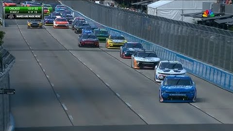 FIRST LAP OF STAGE 2 - 2024 THE LOOP 110 - 2024 NASCAR XFINITY SERIES