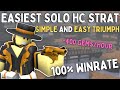 Outdated easy and simple solo hc triumph strat with doc  jacob strat  roblox tds