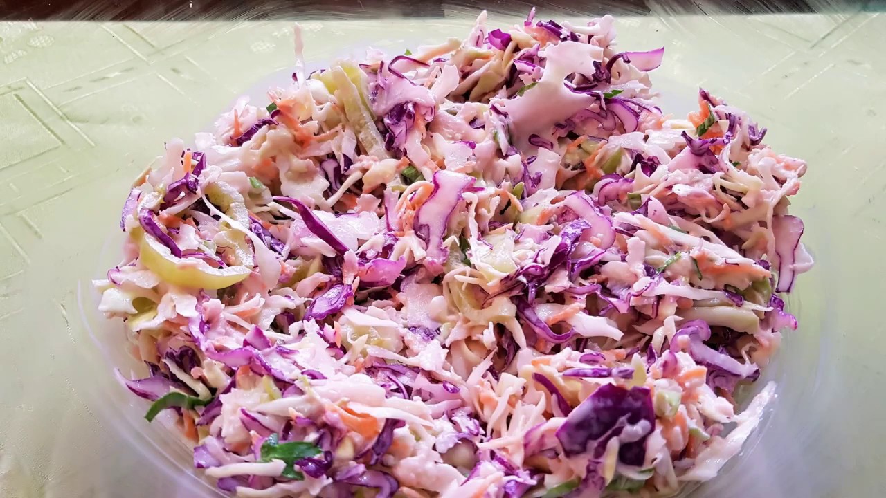 Δροσερή σαλάτα με λάχανο!!