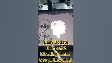 Hair Blocking part2 #nomadsculpt #3dmodeling #3d #ipad #3dsculpt #digitalart