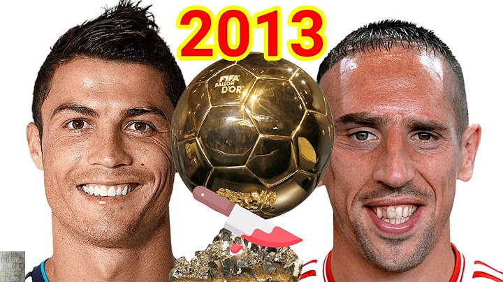 Cristiano NO robó el Balón De Oro 2013. | Ribéry NO fue más que Ronaldo en el año 2013. |
