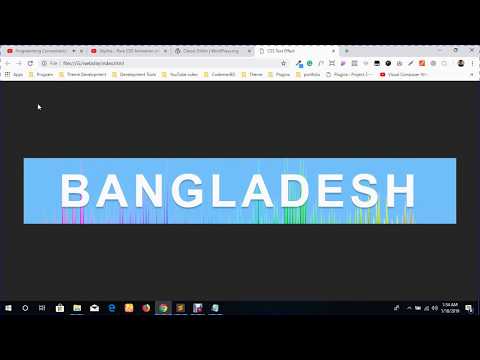 Skyline   Pure CSS Animation on Hover   CSS Text Hover Effect   Animated Text Background Effect