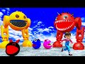 Ms pacman  pacman vs two leg robot pacmans vs nick love tani vs pacman in pokemon