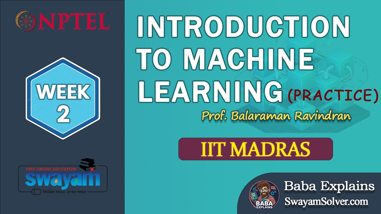 NPTEL Machine Learning Practice Assignments 2 Answers 2026 | Complete ...
