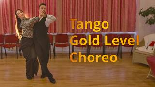 Tango Gold Level Choreography | Outside Swivel, Five Step