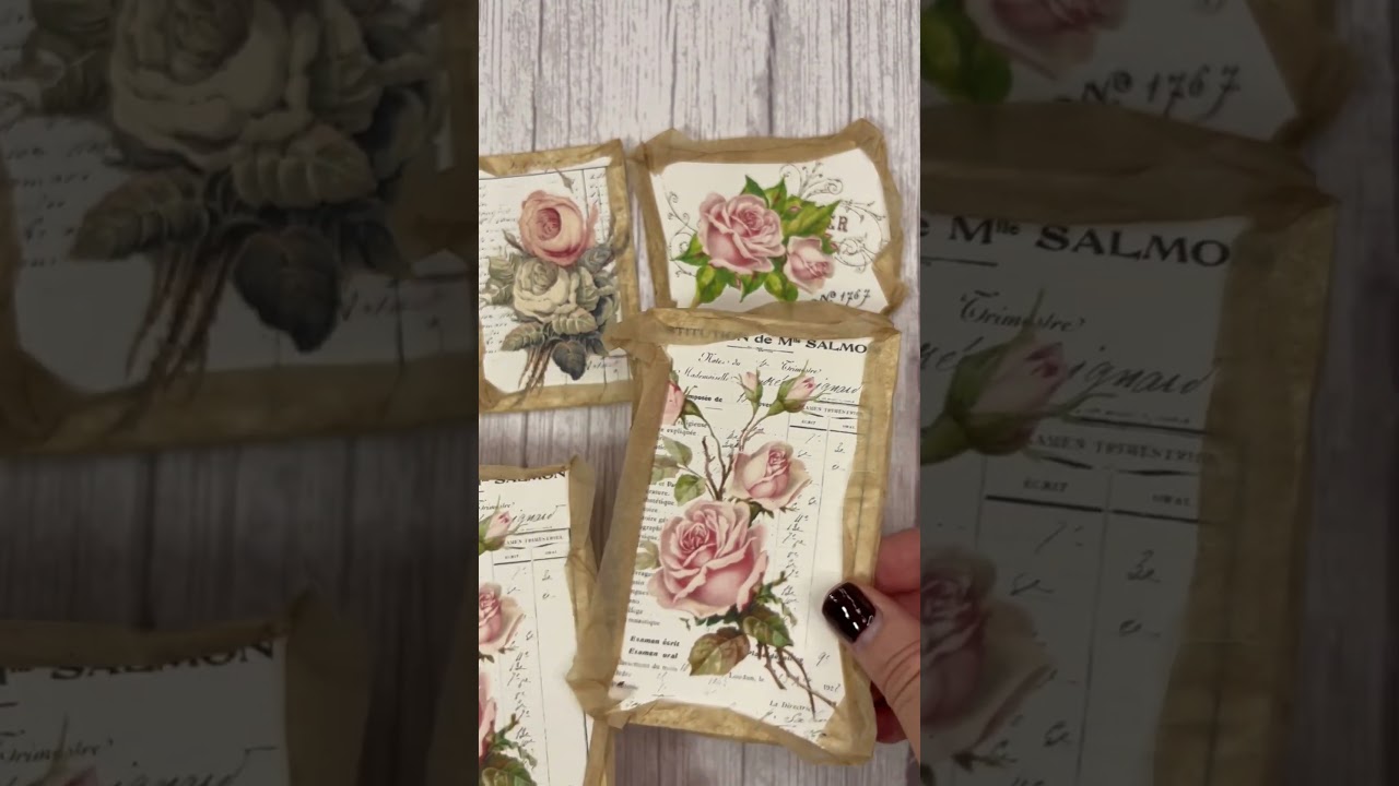 Junk journal journaling cards! Perfect vintage junk journal ephemera and embellishments.