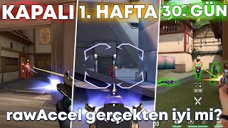 30 Gün Boyunca Rawaccel Kullandım. Kullanmaya Değer Mi? Valorant