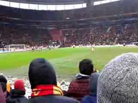 Galatasaray - Juventus 1-0 Sneijder'in Golü Tribün Çekimi