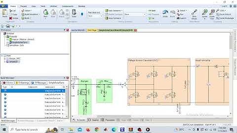 simple solar farm pscad