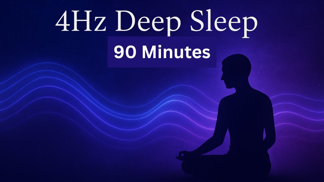 Drift into Deep Sleep with 4Hz Delta Waves | 90-Minute Binaural Beats ...