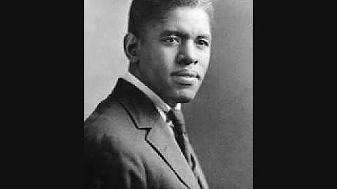 Roland Hayes sings "Go Down, Moses."  1922