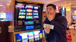 I RISKED IT ALL On This Top Dollar Slot Machine In Las Vegas!