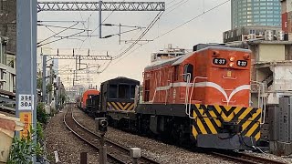 2020/7/23 7201次中長編貨運列車 台南青年路平交道通過