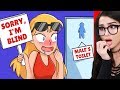 I pretended to be BLIND & I saw EVERYTHING (True Story Animation)