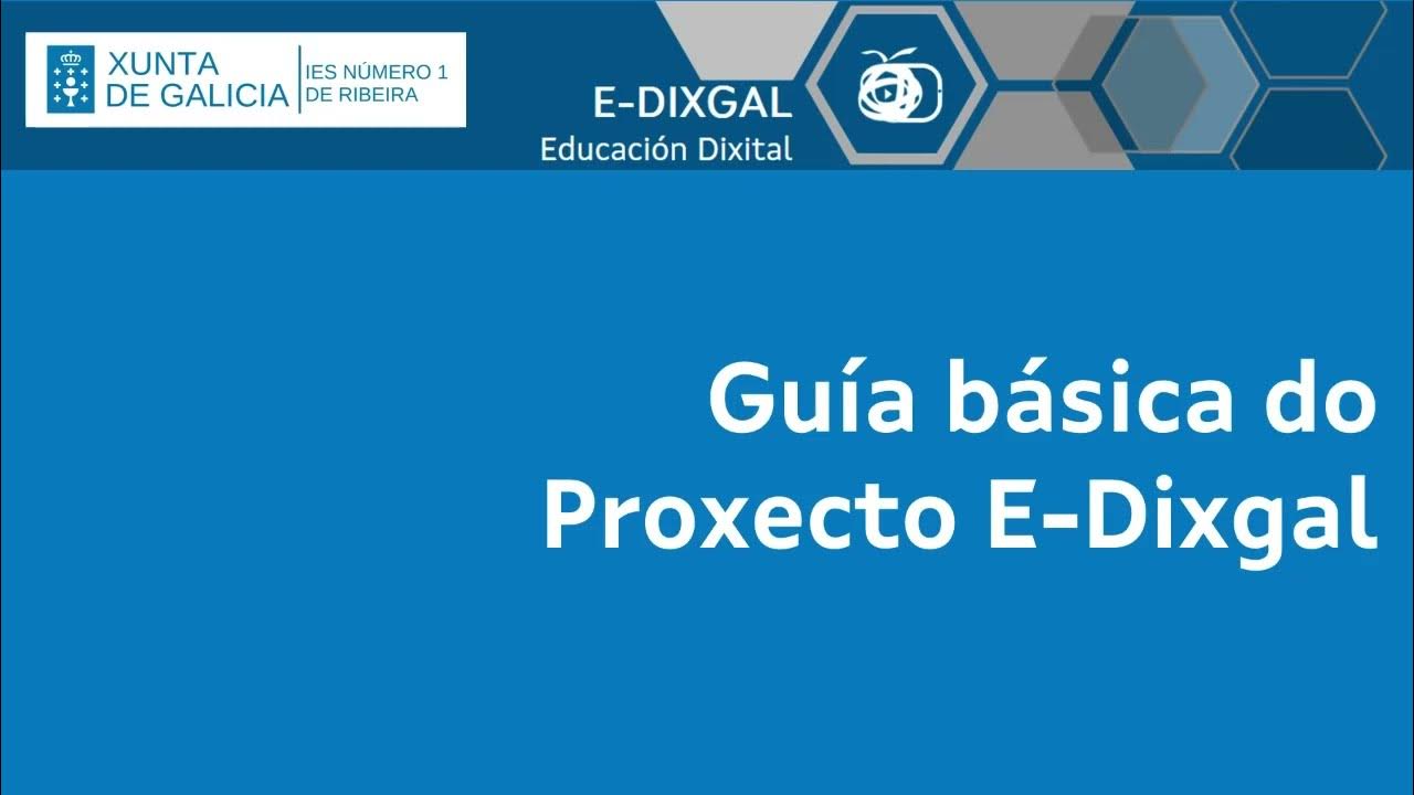 Guía EDixgal do IES Número 1 de Ribeira YouTube Guía EDixgal do IES Número 1 de Ribeira YouTube