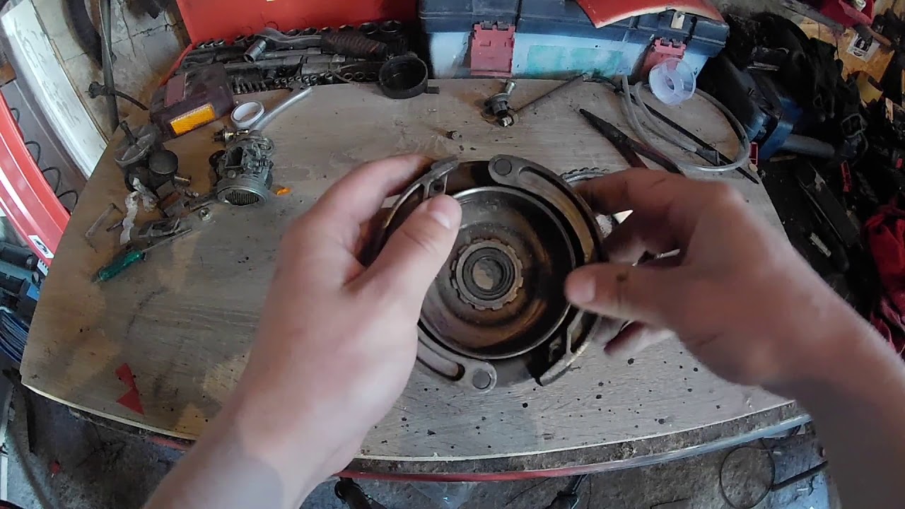 Babetta 210 štartovacia spojka: Montáž/Demontáž čeľustí//čítaj popis//