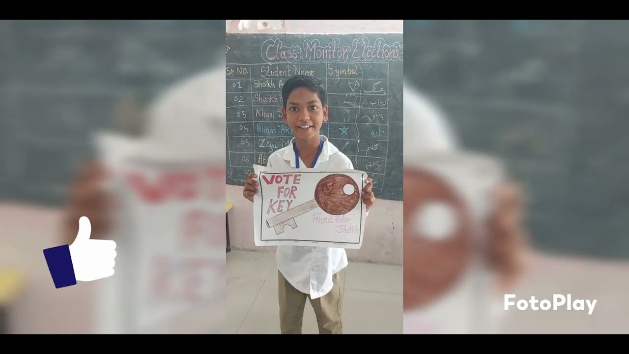 Election ,Class monitor election,,,election result ,,Z.P.H.School Waluj ...