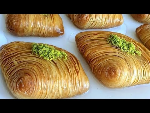 MİDYE BAKLAVA TARİFİ - HER KATI TEK TEK SAYILAN ÇITIR ÇITIR MİDYE TATLI