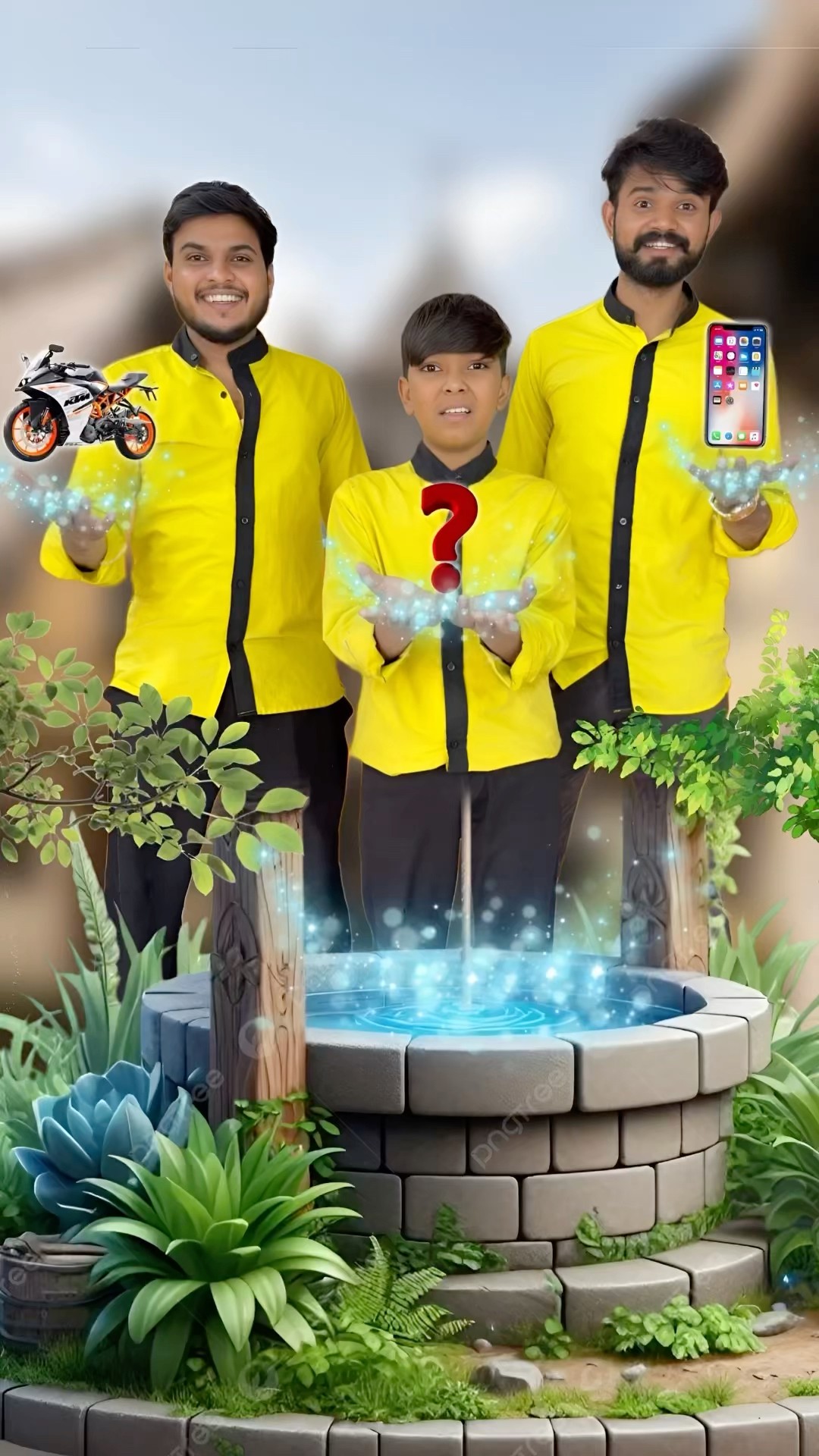 जादुई कुवाँ  ?? #comedy #jagga #funny #aaganwadikebacche #trending #dhonisir #magic #shorts