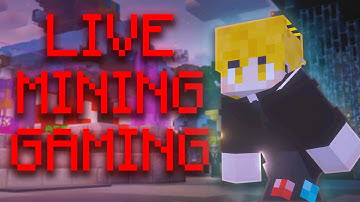 Showing off how to coal mine for a video today! Hypixel Skyblock