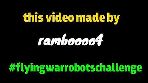 #flyingwarrobotschallenge