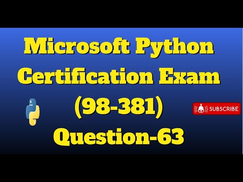 python certification exam Question-63