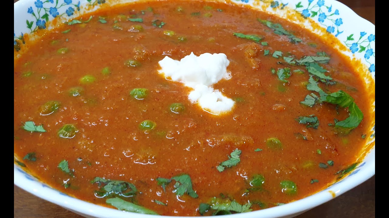 Matar Masala Recipe In Hindi Green Peas Curry MATAR SABAZI मटर