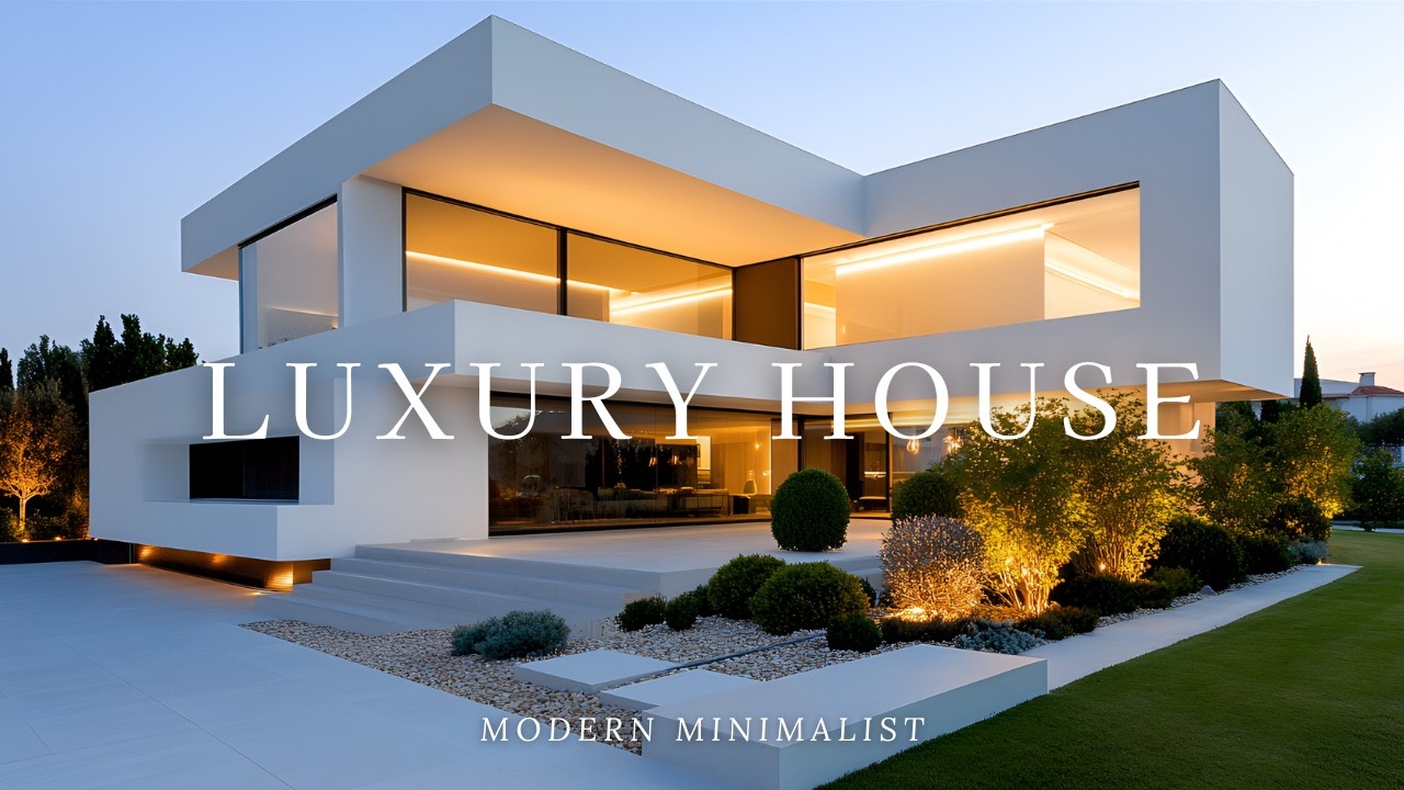 Modern Minimalist Luxury House: Sleek Design & Timeless Elegance - YouTube