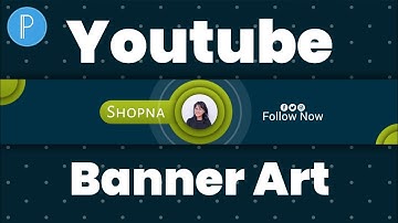Create a Modern YouTube Banner🔥 In Just 10Minutes Using Mobile in PixelLab application
