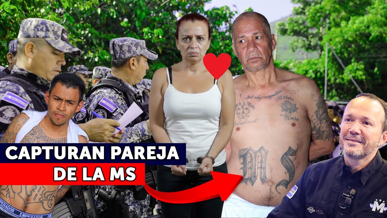 Capturan pareja de la MS que sembró terror por años.