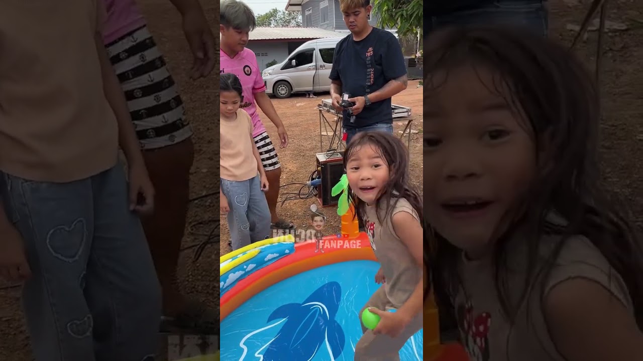 พี่อ๊ะอายน้องมิลินท์ดีใจมาก!!จะได้เล่นสระน้ำแล้ว