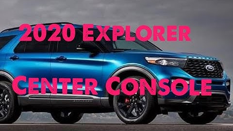 REMOVING CENTER CONSOLE FORD EXPLORER  2020