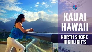 Tropical North Shore: White Pineapple Farm, Princeville Resort Panorama, Hanalei Bay Surfers